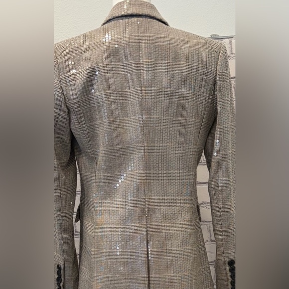 Veronica Beard :6 Women's Sequin-Embellished Blazer Miller Dickey Jacket - Picture 4 of 12
